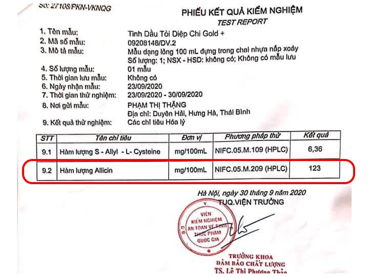 ham-luong-allicin-trong-dau-toi-diep-chi