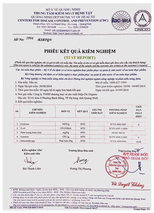 Dầu tỏi Diệp Chi có tốt không? Bài review (đánh giá) 5000 từ 5 ket-qua-phan-tich-kiem-nghiem-dau-toi-diep-chi-gold