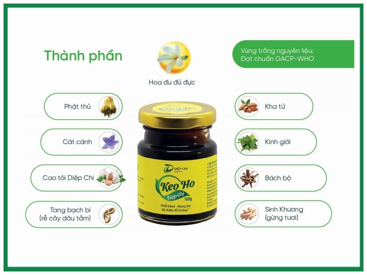 Keo Ho Diệp Chi là gì? 4 thanh-phan-keo-ho-diep-chi
