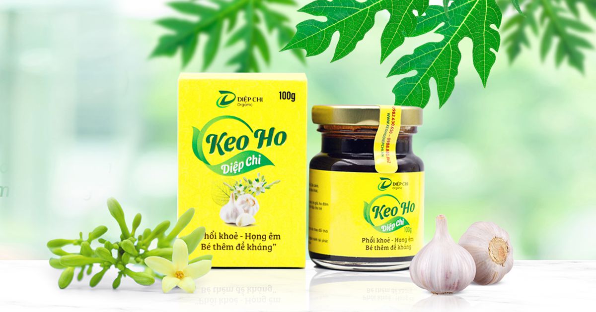 Keo Ho Diệp Chi: Bổ Phế, Họng Êm, Bé Thêm Đề Kháng